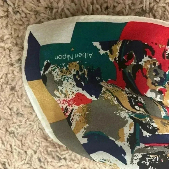 Albert Nipon rare 1990’s silk scarf - Picture 3 of 4